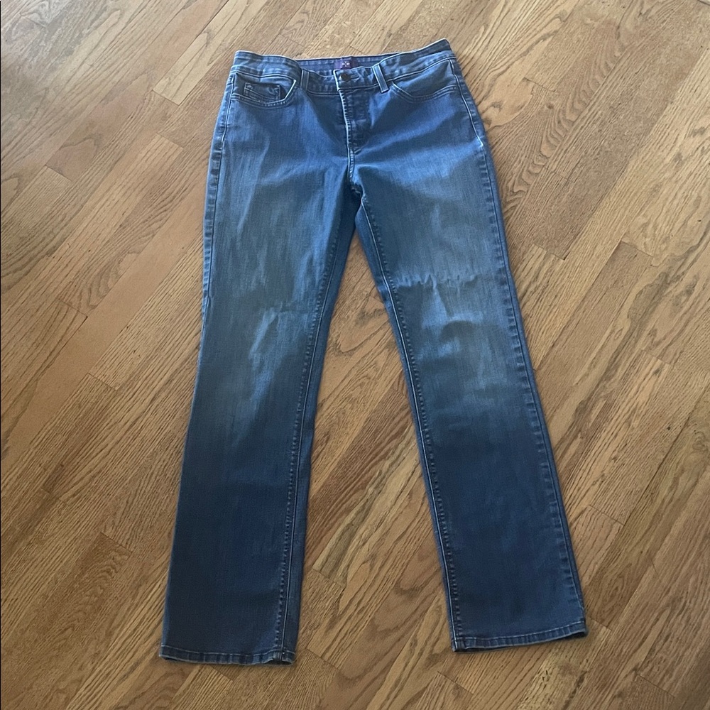 NYDJ Blue Straight Leg Women's Jeans